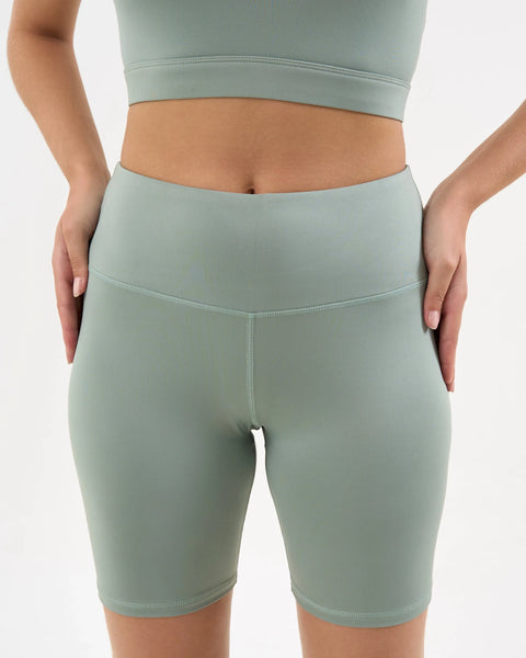 Women's AUSM5X™ High-rise Shorts - Ice Green