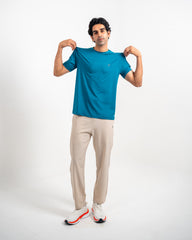 DCYPHR Men`s AUSM5X™ Raglan Tee- Atlantic Green