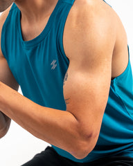 DCYPHR Men`s AUSM5X™ Mesh Singlet- Atlantic Green
