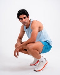 DCYPHR Men`s AUSM5X™ Shorts- Slate Blue