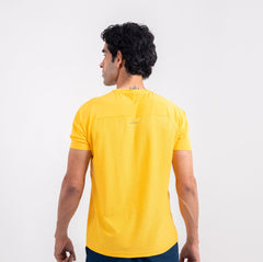 DCYPHR Men`s AUSM5X™ Raglan Tee- Amber Yellow