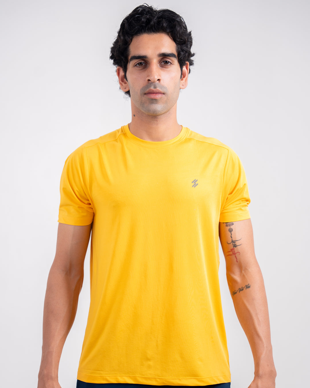 DCYPHR Men`s AUSM5X™ Raglan Tee- Amber Yellow