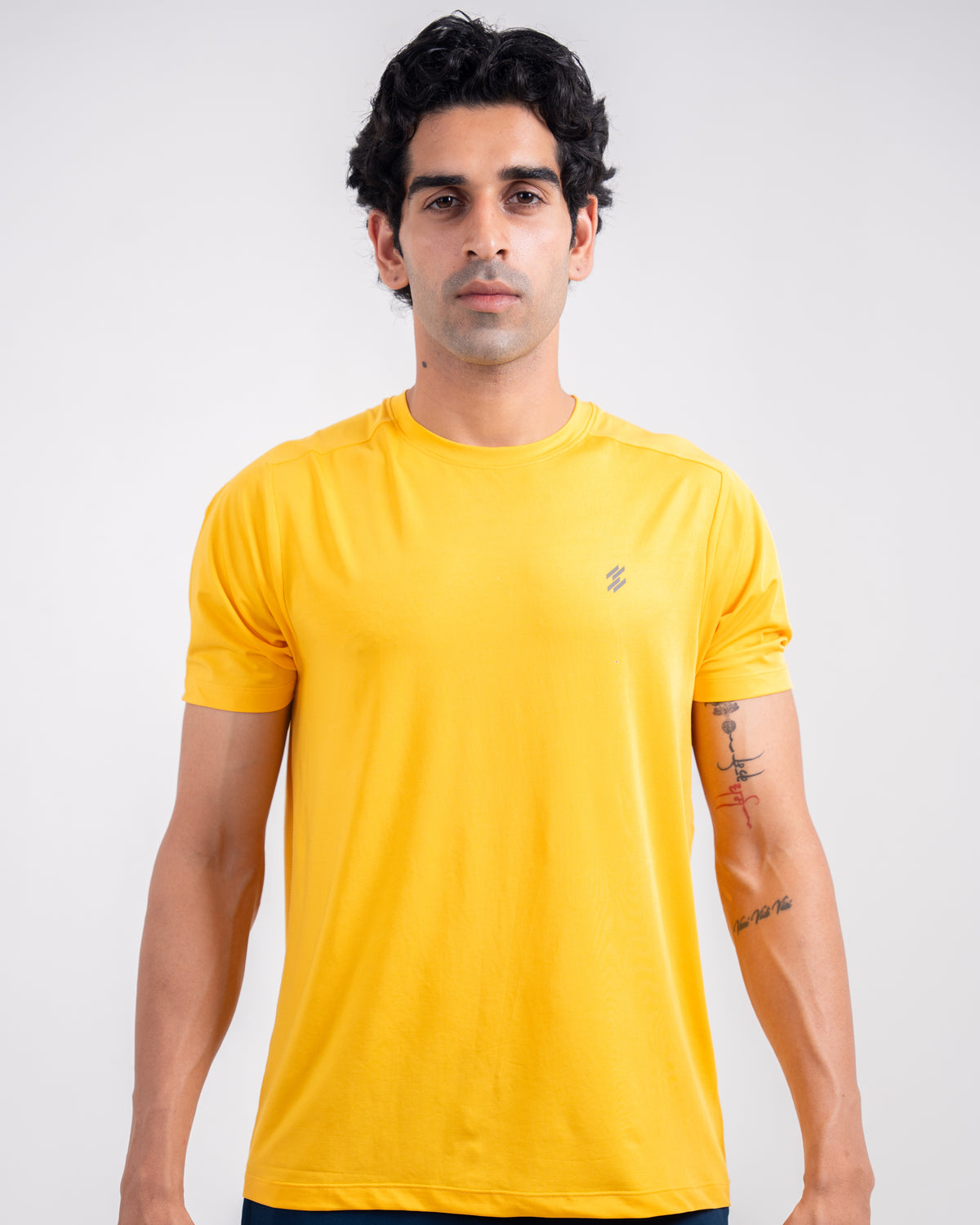 DCYPHR Men`s AUSM5X™ Raglan Tee- Amber Yellow