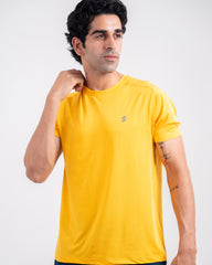 DCYPHR Men`s AUSM5X™ Raglan Tee- Amber Yellow