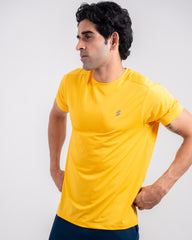 DCYPHR Men`s AUSM5X™ Raglan Tee- Amber Yellow