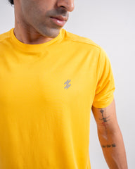 DCYPHR Men`s AUSM5X™ Raglan Tee- Amber Yellow