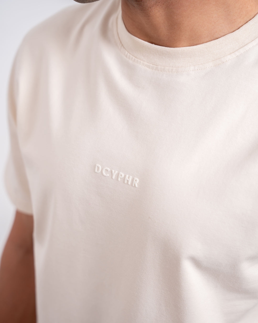 DCYPHR Men`s MoveLite Tee - Bone White