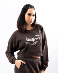 DISCOVERY Women’s Earthen Muse  Sweat Shirt - Truffle
