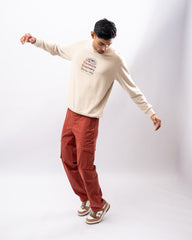 DISCOVERY Men’s Nomad Shell Sweatshirt - Ivory Mist