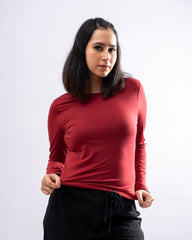 Women's CloudMove Tee - Wine Red