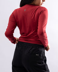 Women's CloudMove Tee - Wine Red