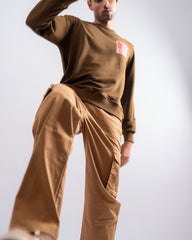 DISCOVERY Men's Street Grid Cargo - Camel Brown