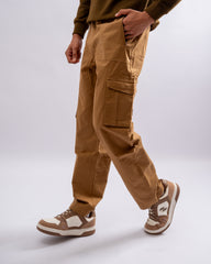 DISCOVERY Men's Street Grid Cargo - Camel Brown