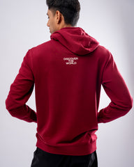 DISCOVERY Men’s Eclipse Zone Hoodie - Crimson Clay