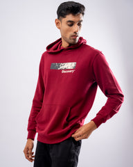 DISCOVERY Men’s Eclipse Zone Hoodie - Crimson Clay