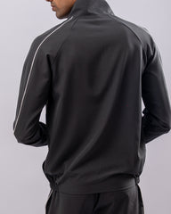 Men's Flex Grid Tracksuit-Charcoal