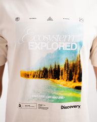 DISCOVERY Men's River Ecosystem Graphic Tee - Bone White