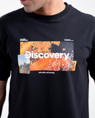 DISCOVERY Men's Nature Outdoors Graphic Tee - Dark Night