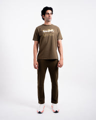 DISCOVERY Men`s Planet Playground Graphic Tee - Thatch Green
