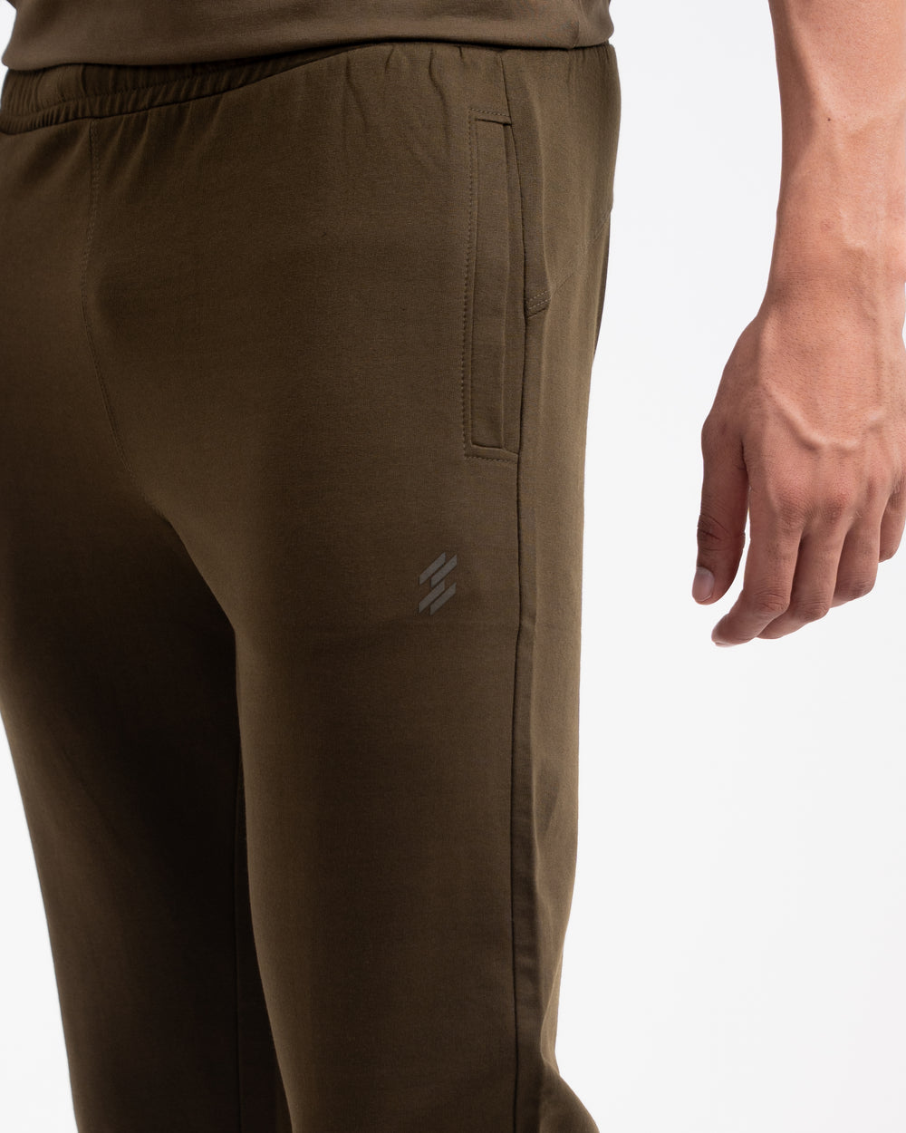 Men`s AllDay Terry Trackpants- Thatch Green