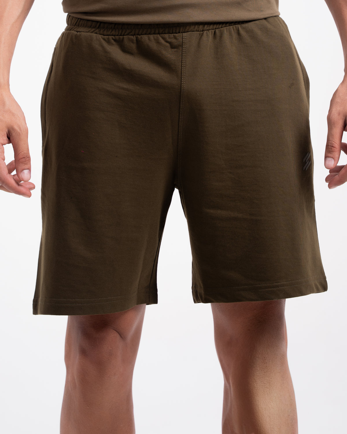 Men`s AllDay Terry Shorts- Thatch Green