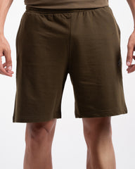 Men`s AllDay Terry Shorts- Thatch Green