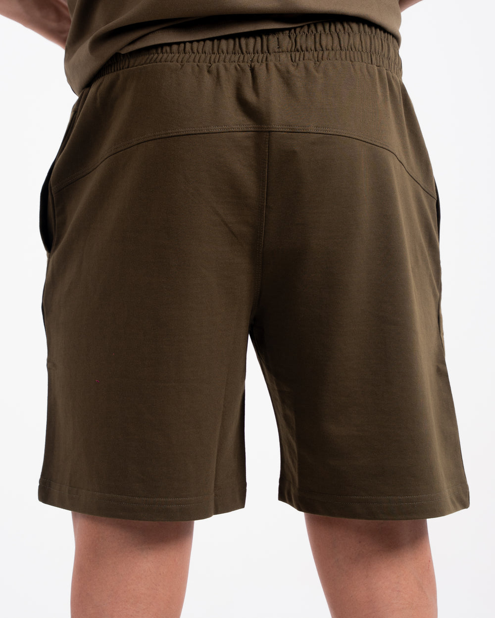 Men`s AllDay Terry Shorts- Thatch Green