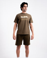 Men`s AllDay Terry Shorts- Thatch Green