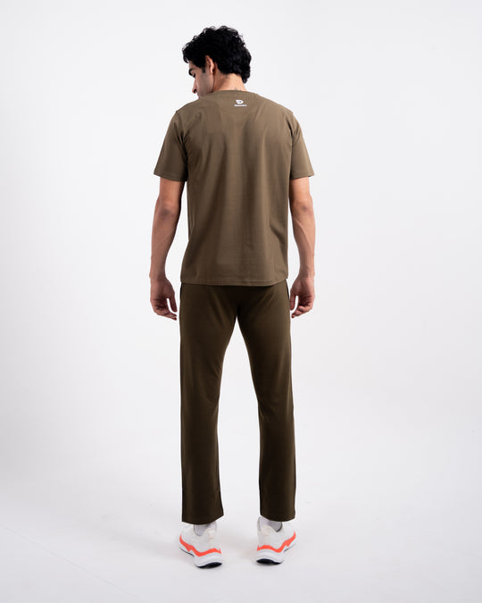 Men`s AllDay Terry Trackpants- Thatch Green