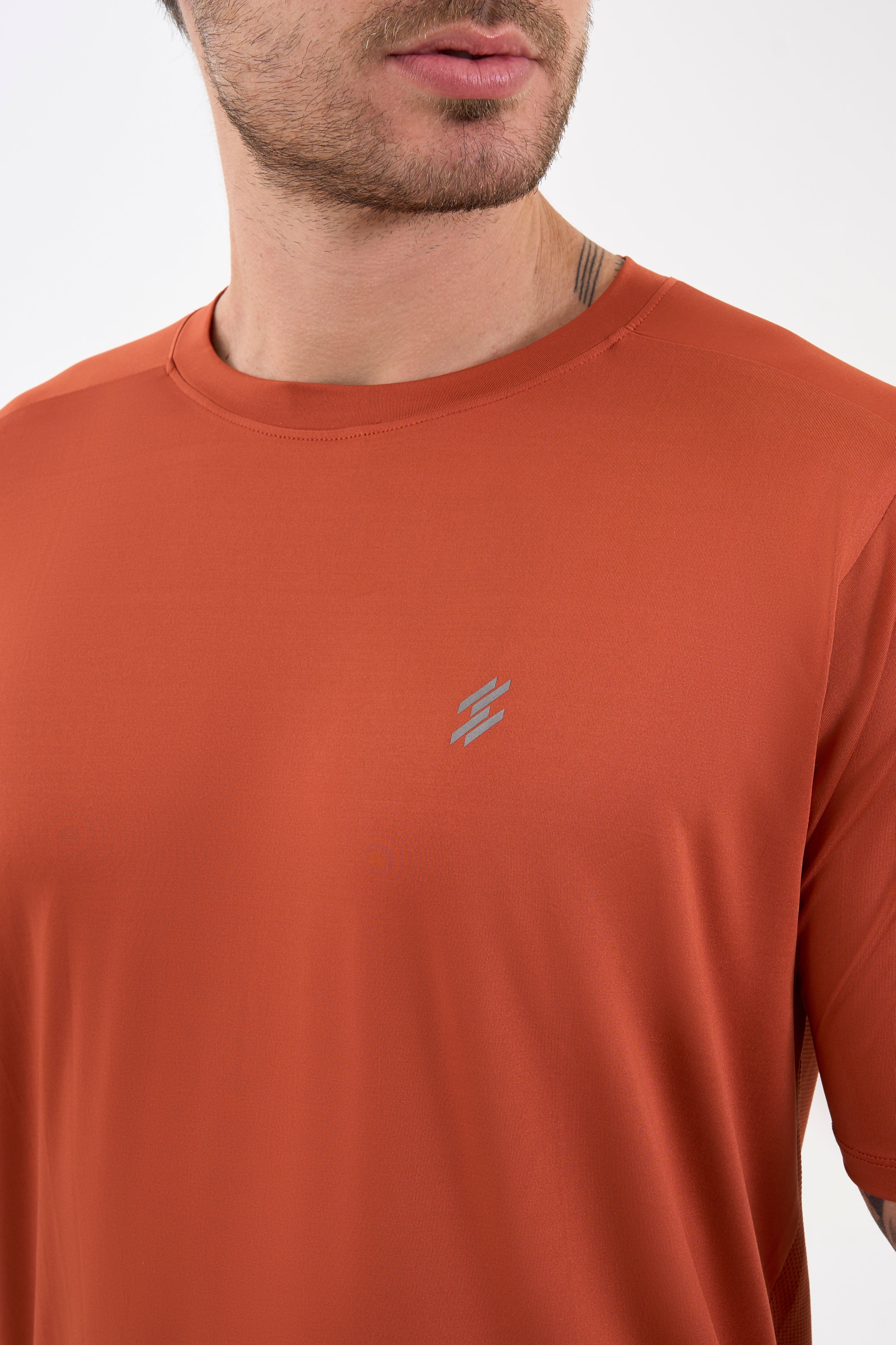 DCYPHR Men's AUSM5X™ Raglan Tee-Burnt Orange