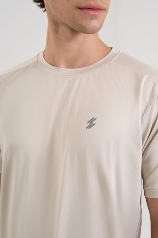 DCYPHR Men's AUSM5X™ Raglan Tee-Ivory Mist