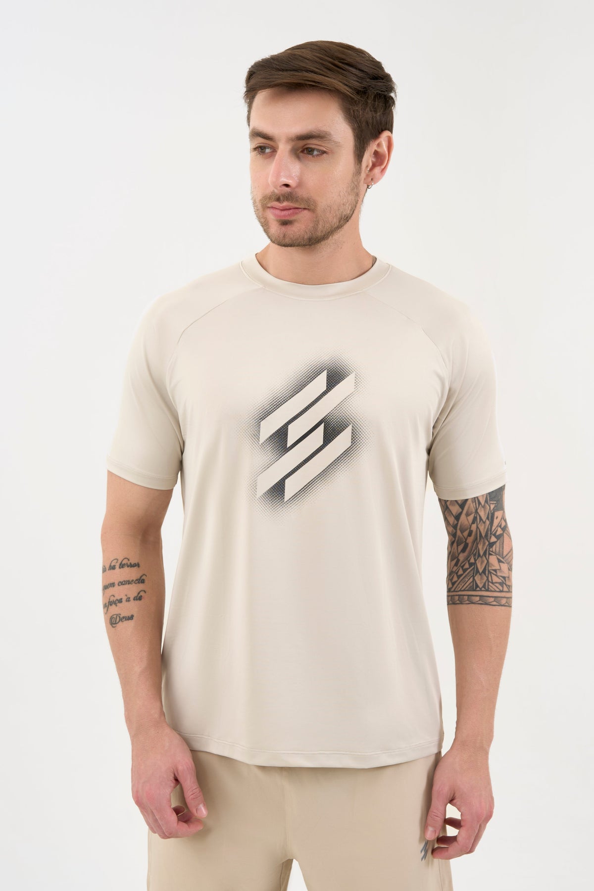 DCYPHR Men's AUSM5X™ Crewneck Tee - Ivory Mist