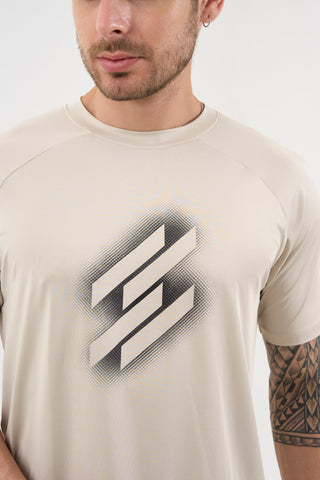 DCYPHR Men's AUSM5X™ Crewneck Tee - Ivory Mist