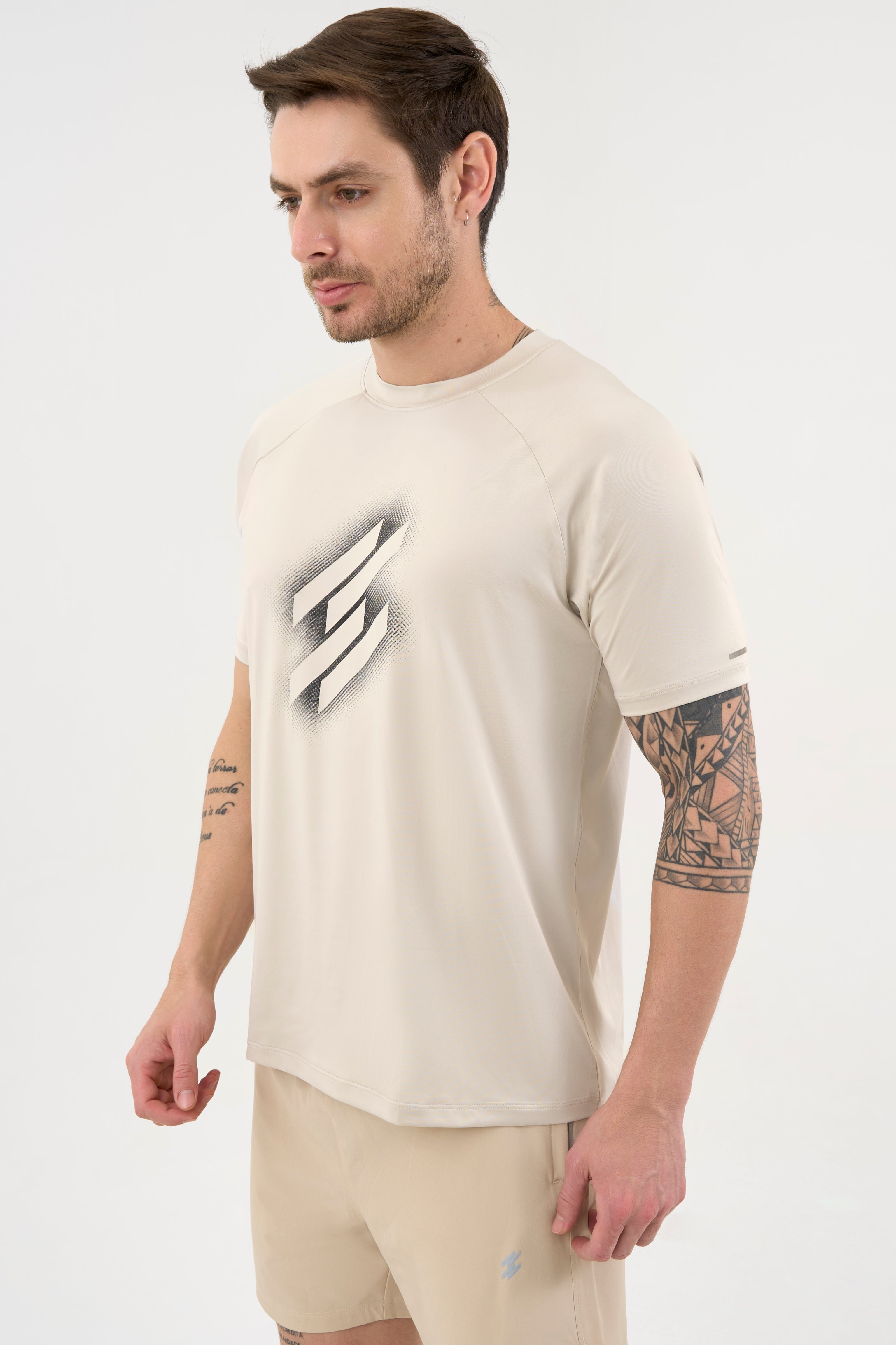 DCYPHR Men's AUSM5X™ Crewneck Tee - Ivory Mist
