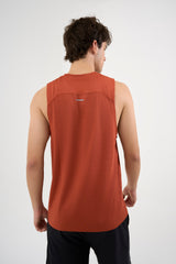 DCYPHR Men's AUSM5X™ Mesh Tank Top - Burnt Orange