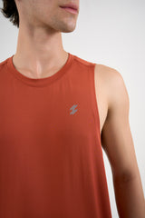 DCYPHR Men's AUSM5X™ Mesh Tank Top - Burnt Orange