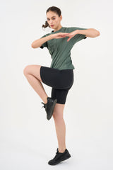 Women's AUSM5X™ Raglan Tee - Deep Emerald