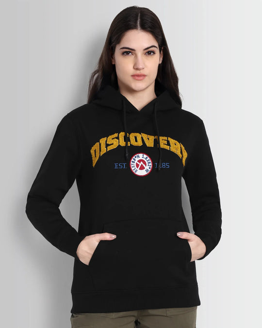 DISCOVERY Varsity 1985 Hoodie - Light Beige