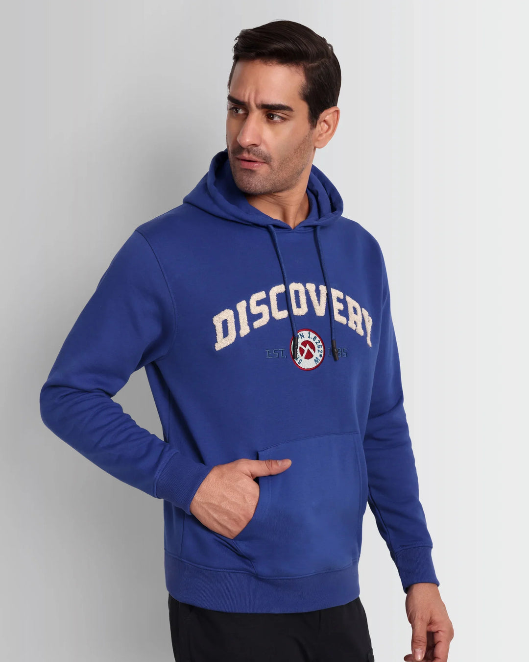 DISCOVERY Varsity 1985 Hoodie - Light Beige
