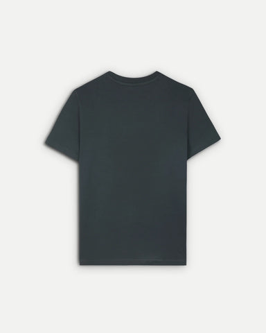 Essentials Stretch Brand Tee - Charcoal