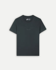 Women Essentials Stretch Brand Tee - Charcoal