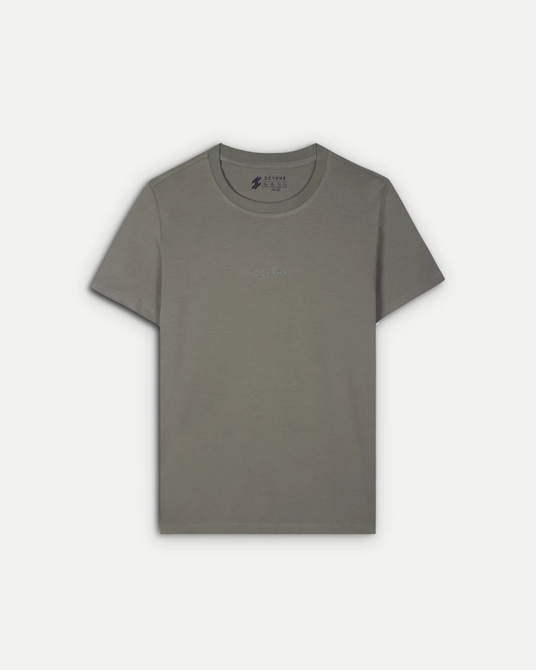 Essentials Stretch Brand Tee - Mud