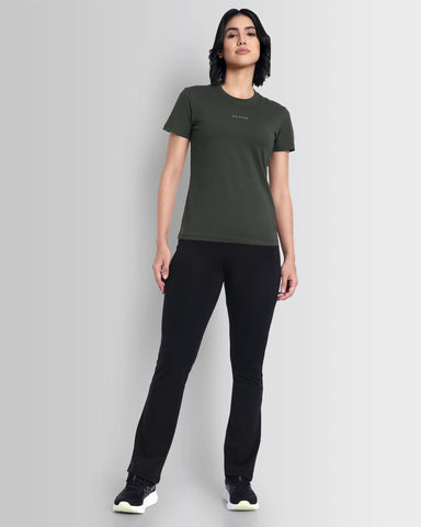 Essentials Stretch Brand Tee - Climbing Olive