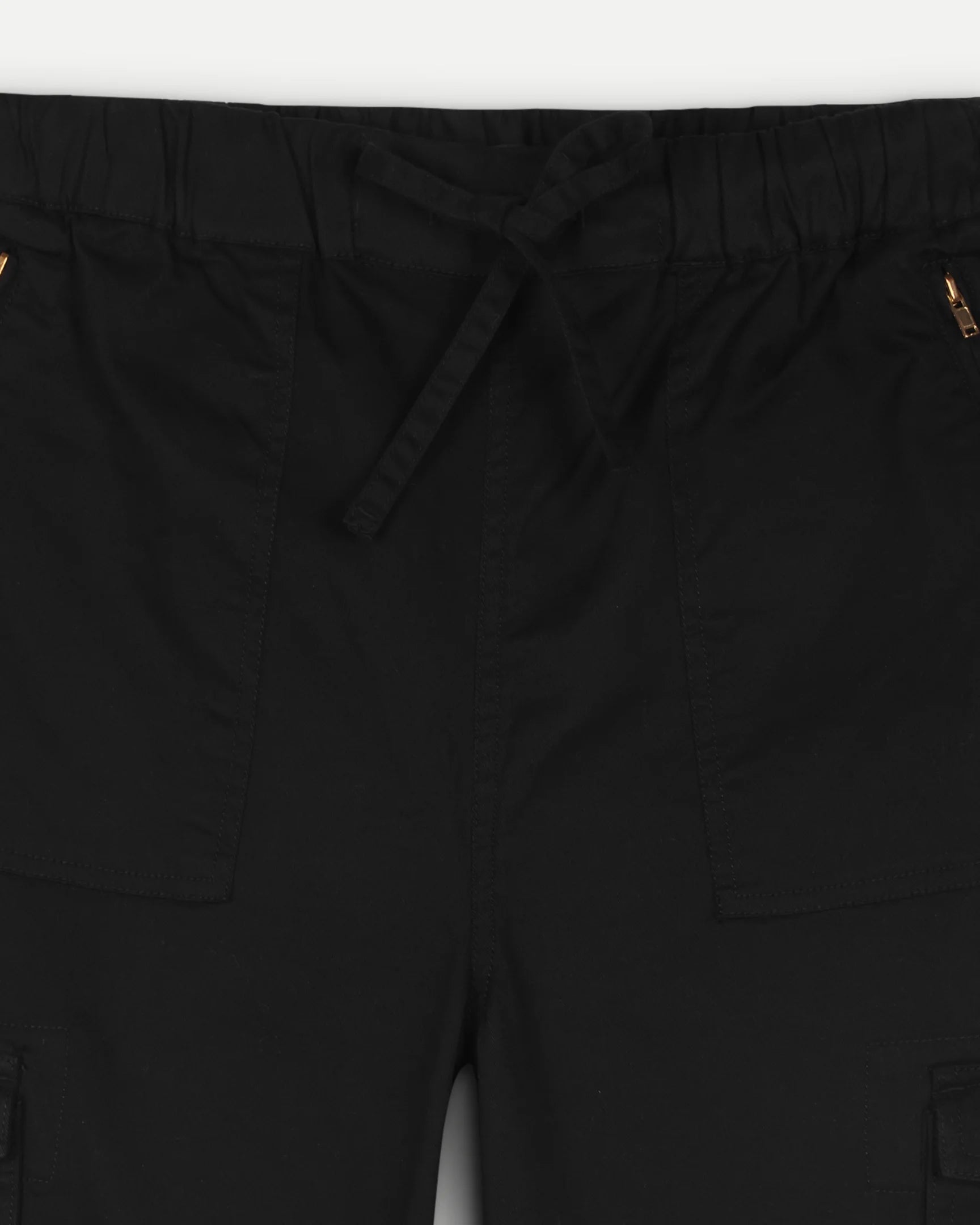 Street Grid Cargo Joggers - Black