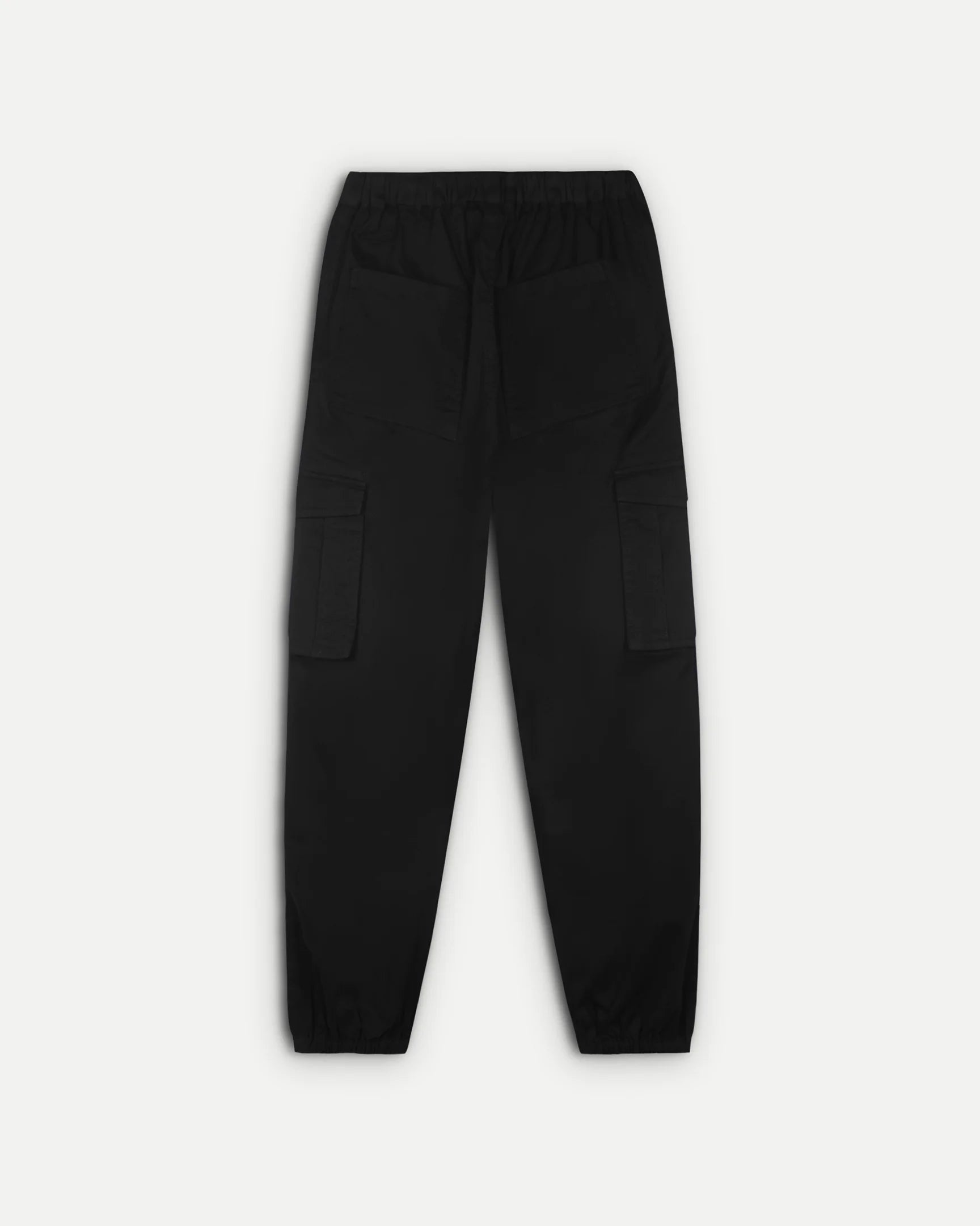 Street Grid Cargo Joggers - Black