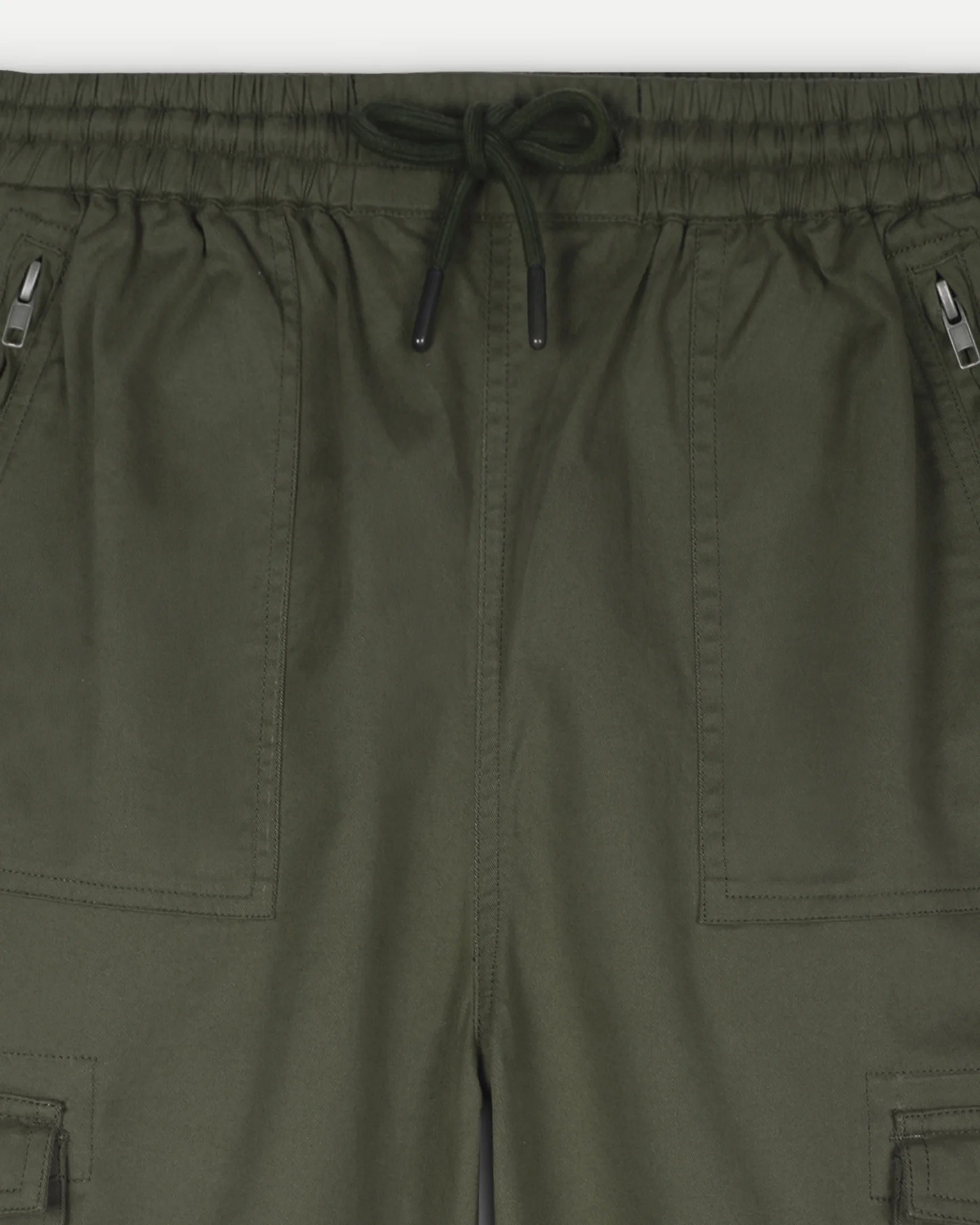 Street Grid Cargo Joggers - Green