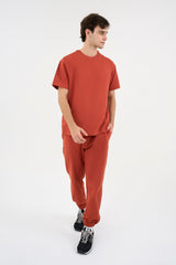 DISCOVERY Men's Lounge Explorer Joggers - Burnt Orange