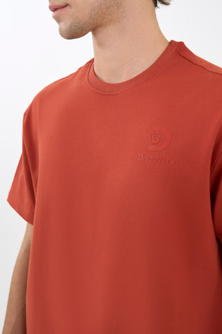 DISCOVERY Men's Lounge Explorer Tee-Burnt Orange