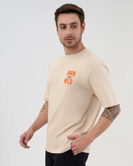 DISCOVERY Men's Born To Be Wild Graphic Tee - Ivory Mist