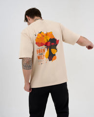 DISCOVERY Men's Born To Be Wild Graphic Tee - Ivory Mist